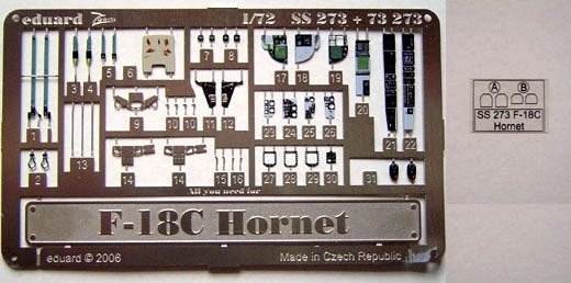 Eduard Ätzteile - F/A-18C Hornet