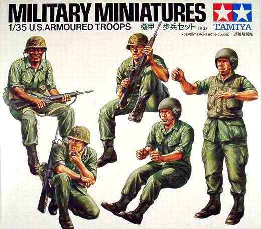 Tamiya - U.S. ARMOURED TROOPS