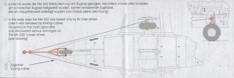 Airmodel Products - Me 262 Towbar Set