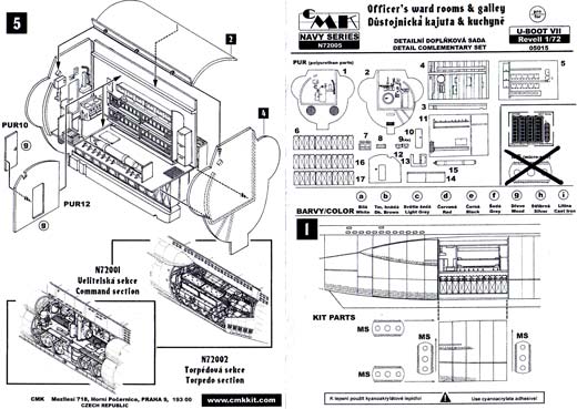 CMK - U-Boot VII C Officer's Ward rooms & Galley