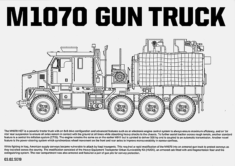 Takom - M1070 Gun Truck