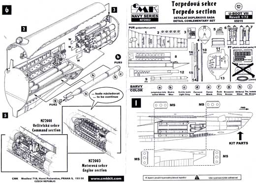 CMK - U-Boot VII C Torpedo section