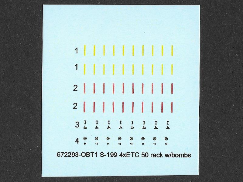 S-199 4xETC 50 rack w/bombs