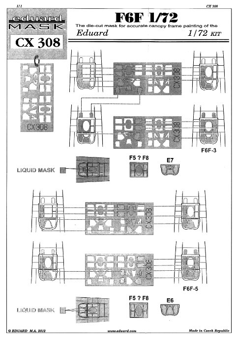 Eduard Mask - F6F Mask