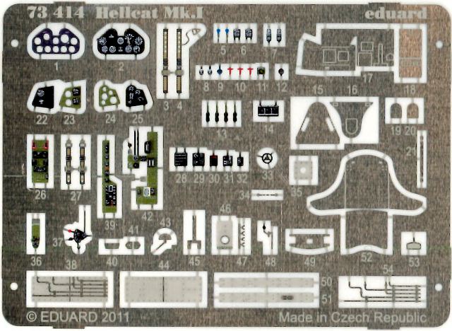 Eduard Ätzteile - Hellcat Mk.I S.A.