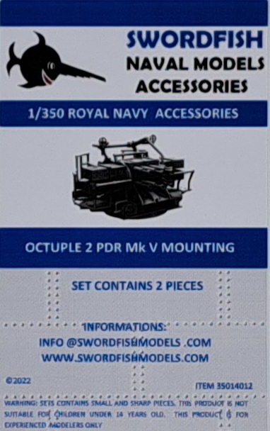 Swordfish Models  - Octuple 2 pdr. Mk. V Mounting