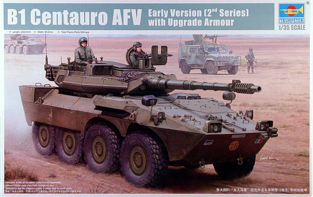 Trumpeter - B1 Centauro AFV - Early Version [2nd Series] w. Upgr. Armour