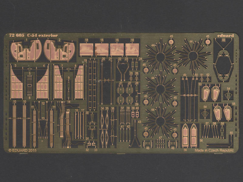 Eduard Ätzteile - C-54 exterior