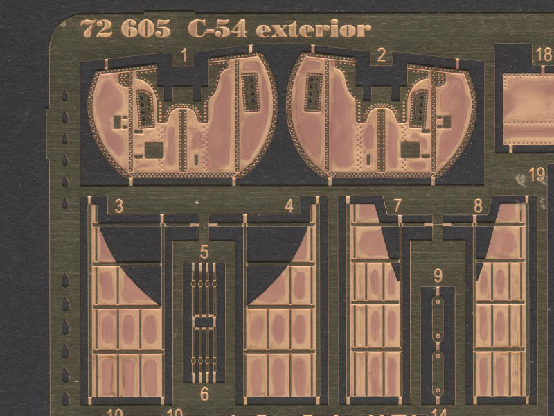 Eduard Ätzteile - C-54 exterior