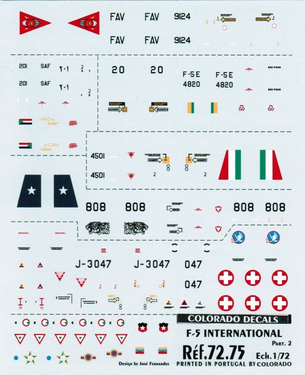 Colorado Decals - F-5 International - Part 2