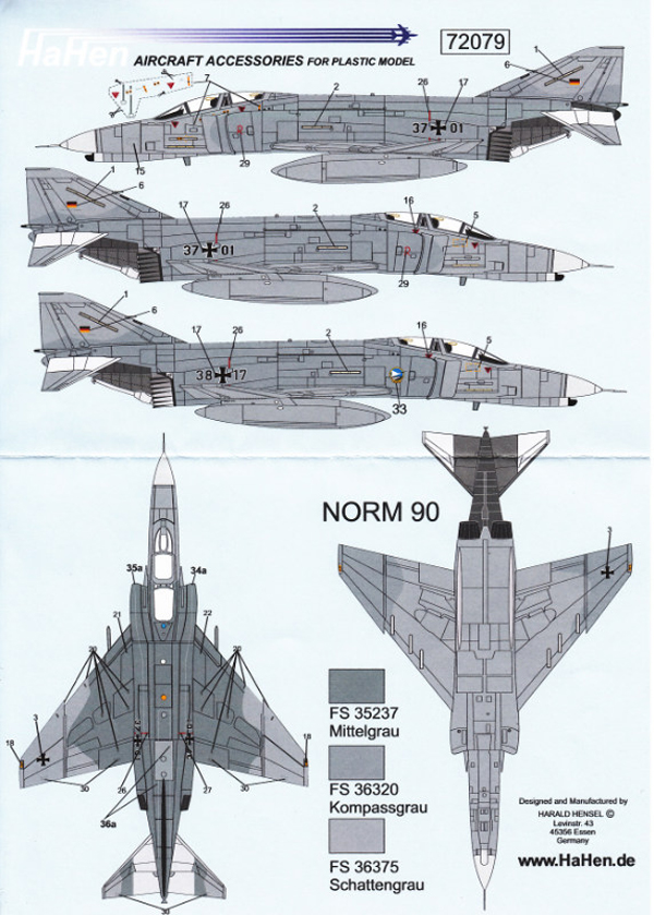 HaHen - MDD F-4F Phantom II JG 71 / JG 74