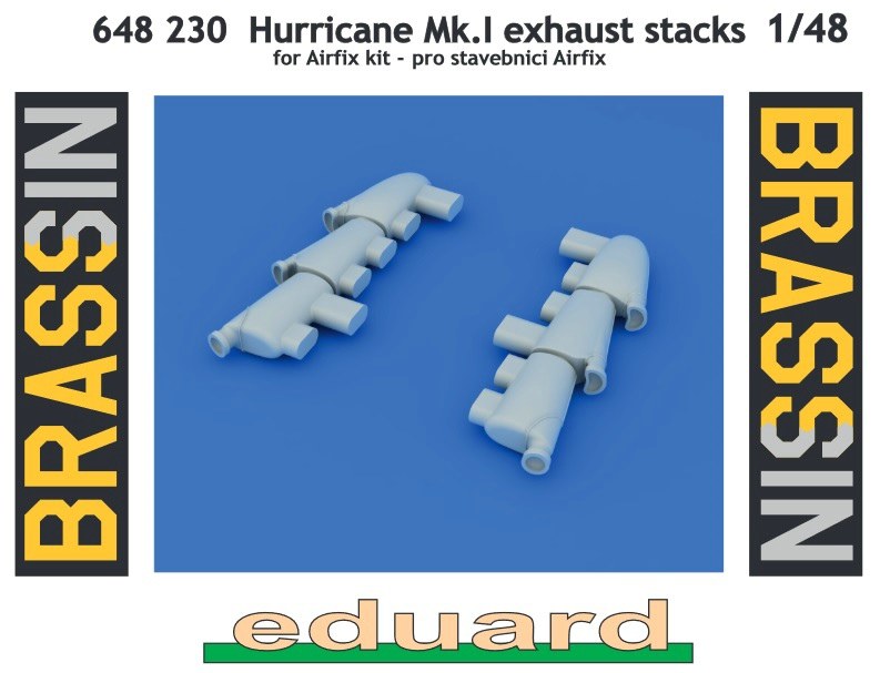 Eduard Brassin - Hurricane Mk.I exhaust stacks