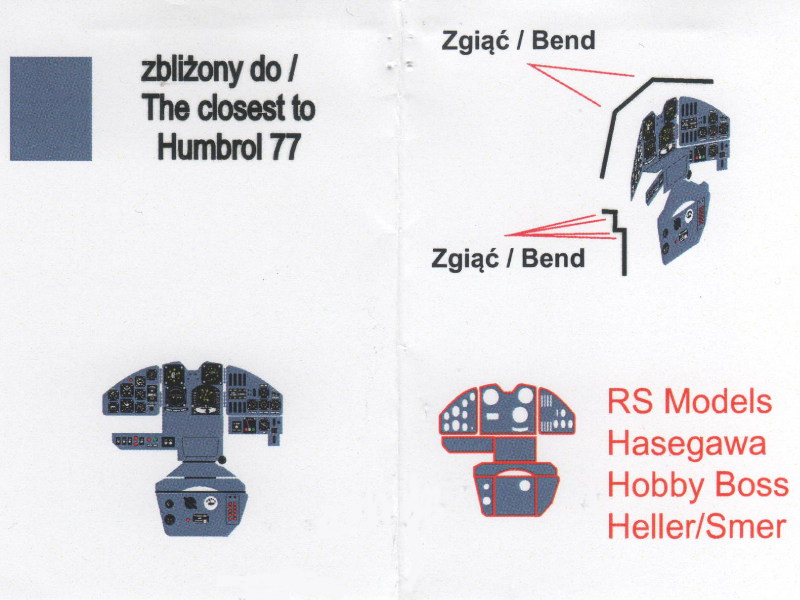 Yahu Models - Morane MS.406 Instrument Panel