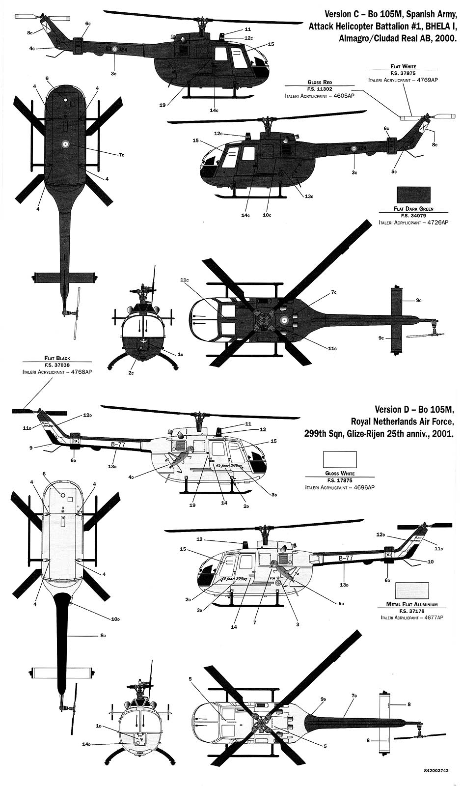 Italeri - Bo 105/PAH-1