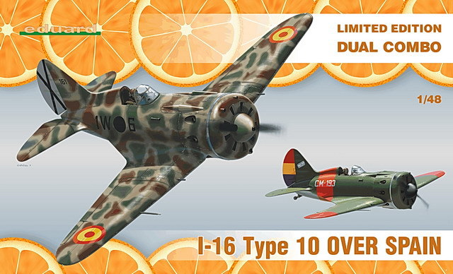 Eduard Bausätze - I-16 Type 10 over Spain Limited Edition Dual Combo