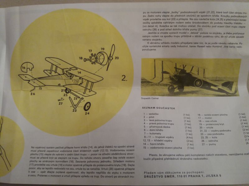 Smer - Sopwith Camel