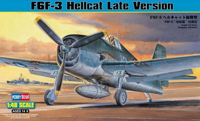 HobbyBoss - F6F-3 Hellcat Late Version