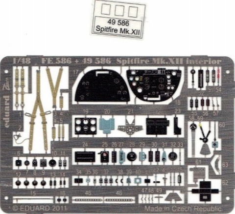 Eduard Ätzteile - Spitfire Mk.XII S.A.