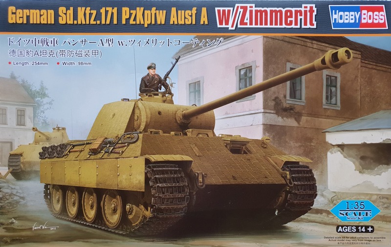 HobbyBoss - Sd.Kfz.171 Pz.Kpfw.V Ausf.A  w/Zimmerit