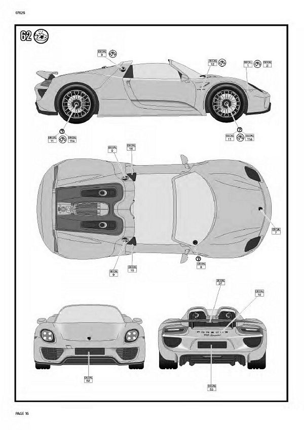 Revell - Porsche 918 Spyder