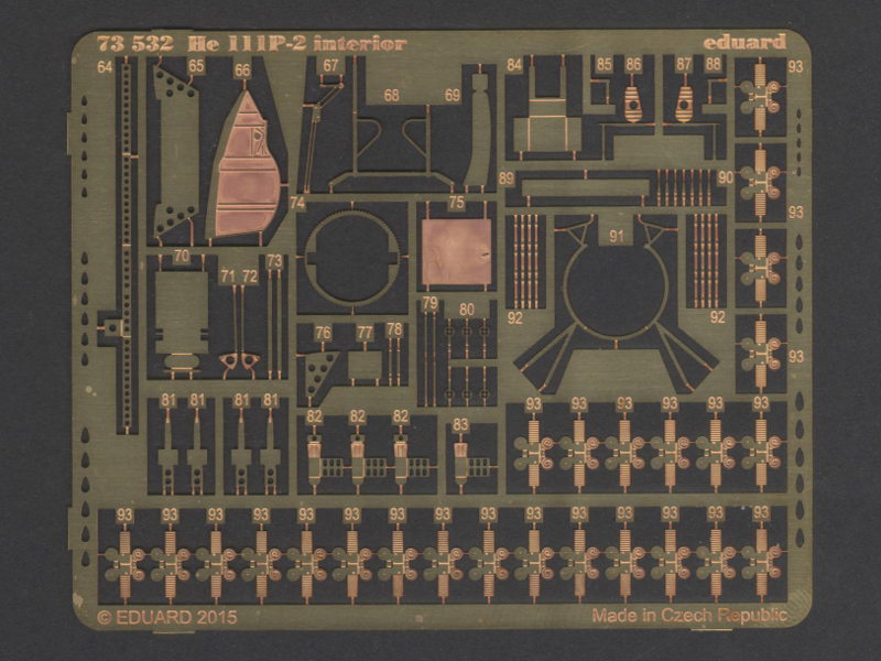 Eduard Ätzteile - He 111P-2 interior S.A.