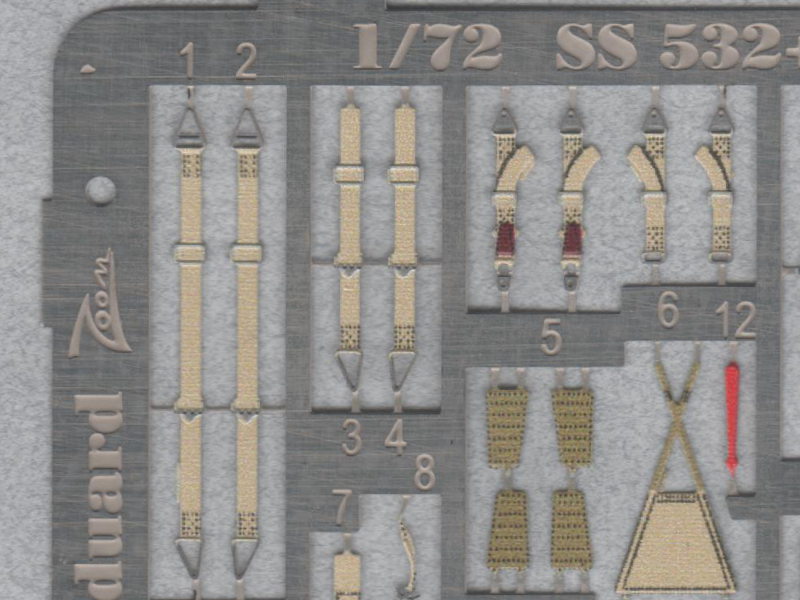 Eduard Ätzteile - He 111P-2 interior S.A.