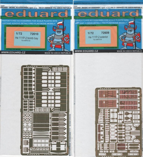 Eduard Ätzteile - He 111P-2 interior S.A.