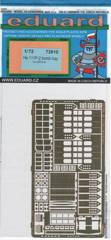 Eduard Ätzteile - He 111P-2 bomb bay