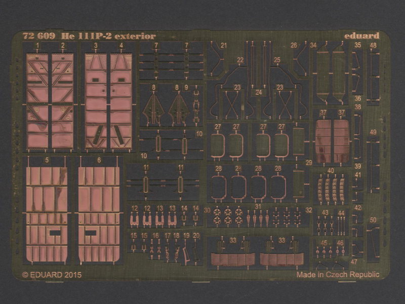 Eduard Ätzteile - He 111P-2 exterior