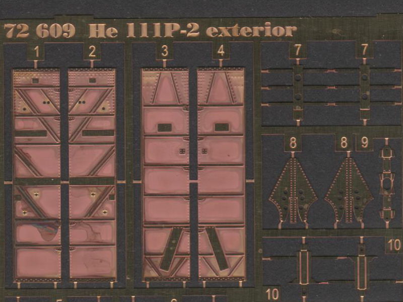 Eduard Ätzteile - He 111P-2 exterior