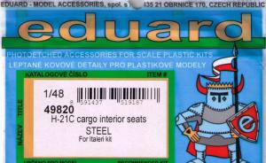 Detailset: H-21C cargo interior seats STEEL