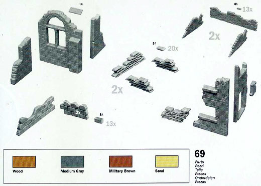 Italeri - Walls and Ruins