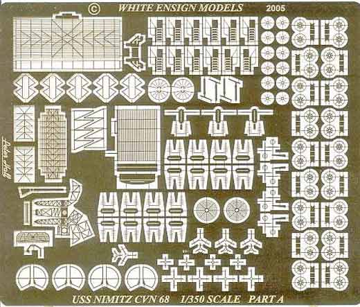 White Ensign Models - Fotoätzteilesatz USS Nimitz "The Ship"