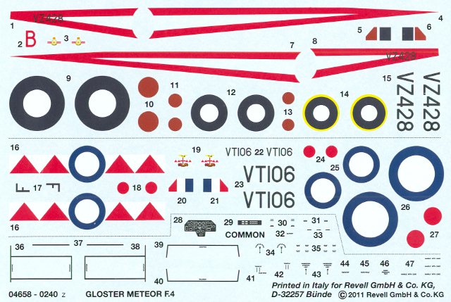 Revell - Gloster Meteor Mk.4