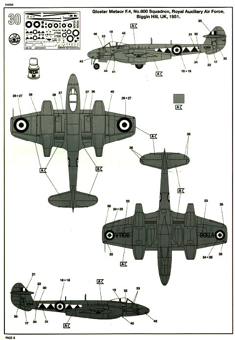 Revell - Gloster Meteor Mk.4