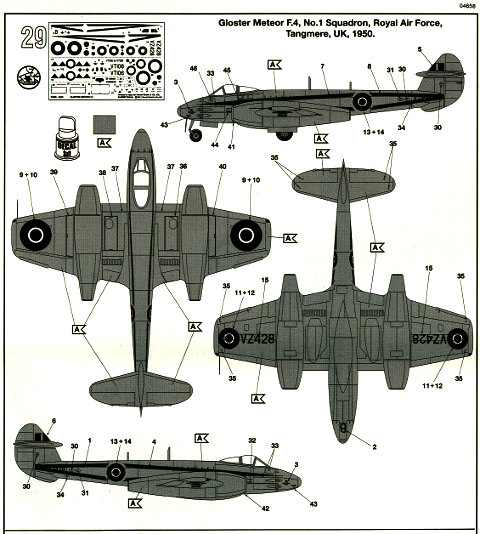 Revell - Gloster Meteor Mk.4