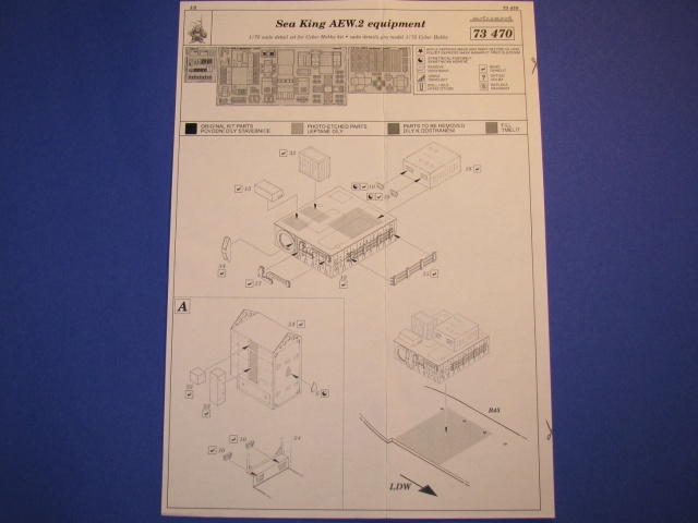 Eduard Ätzteile - Sea King AEW.2 Equipment