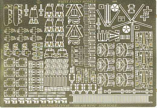 White Ensign Models - Fotoätzteilesatz für das Bordgeschwader der USS Nimitz