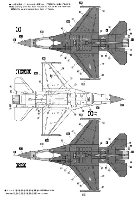 Hasegawa - F-16A ADF Fighting Falcon ANG Combo