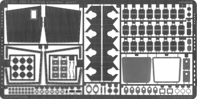 Eduard Ätzteile - F6F-5 Hellcat exterior