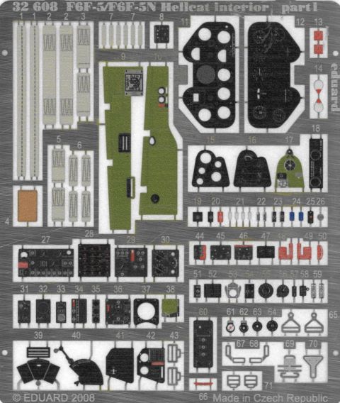 F6F-5/F6F-5N Hellcat interior