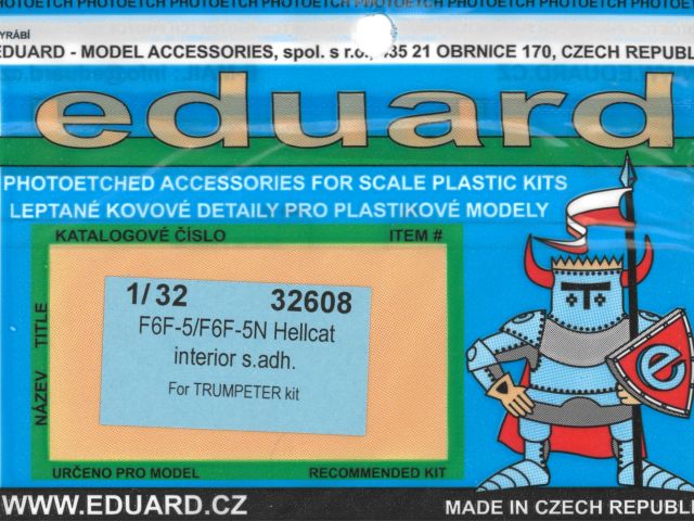 Eduard Ätzteile - F6F-5/F6F-5N Hellcat interior