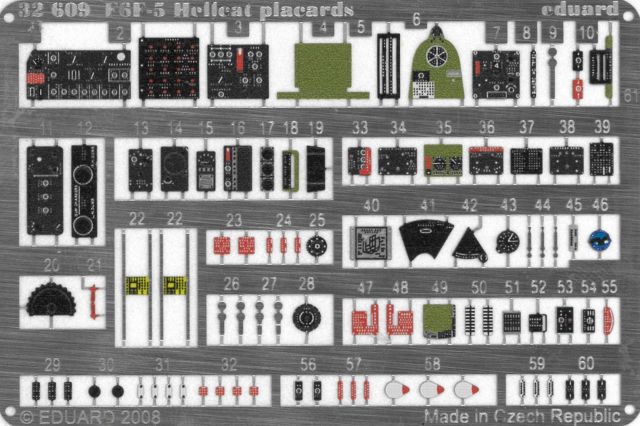 F6F-5 Hellcat placards