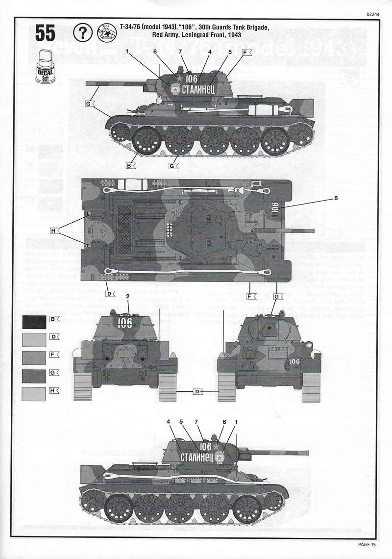 Revell - T-34/76(model 1943)