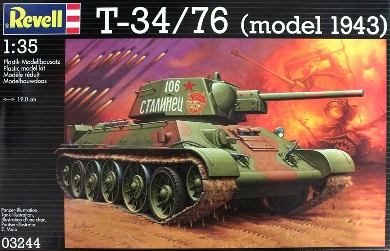 Revell - T-34/76(model 1943)