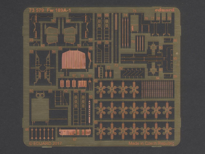 Eduard Ätzteile - Fw 189A-1