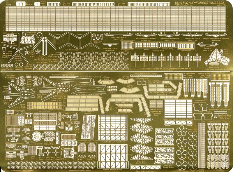 Gold Medal Models - 1:540 Midway/Forrestal/Essex