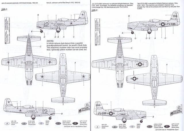 Special Hobby - Yakovlev Yak-23 Flora "Red & White Stars"