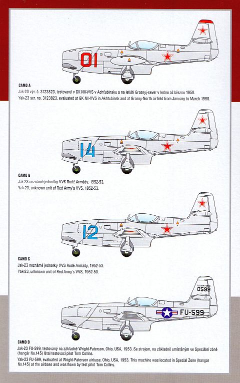 Special Hobby - Yakovlev Yak-23 Flora "Red & White Stars"