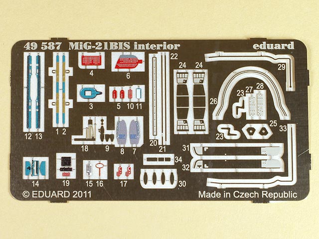 Eduard Ätzteile - MiG-21BIS interior